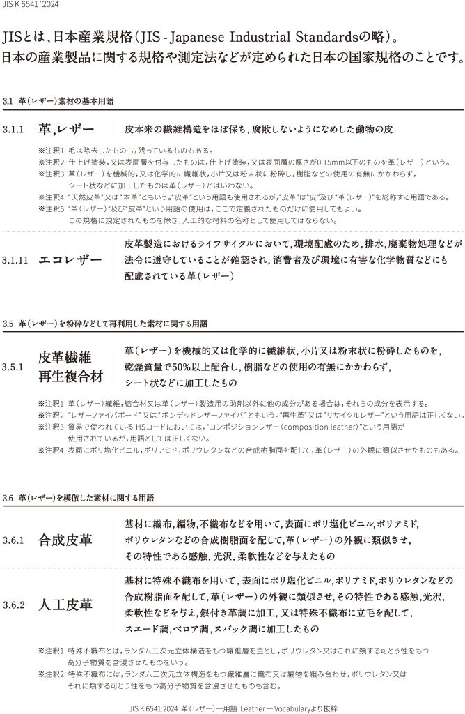 革」「レザー」の定義 – グレンチェック コンテンツ